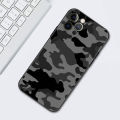 Camouflage camo military TPU case for iPhone 11 12 13 Pro Max 14 15 plus 12 mini XR X XS Max SE 7 8 phone cover. 
