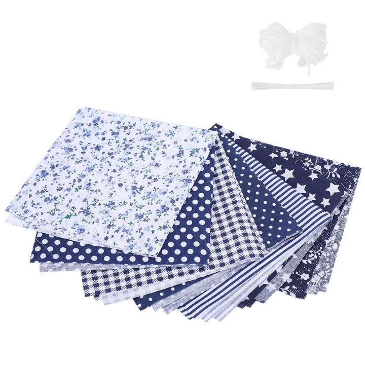 7Pcs%20DIY%20Face%20Cloth%20Cover%20Sewing%20Cotton%20Color%20Patch%E2%80%91Work%20Dustproof%2025x25cm%20-%20Image%203