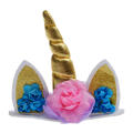 3D Unicorn Cake Topper Birthday Party Cake Decoration Baby Shower Wedding Favors Cake Flags Birthday Party Supplies.