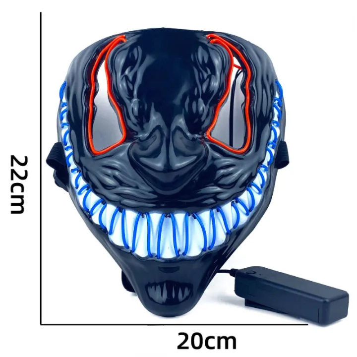 Halloween%20Neon%20Venom%202%20Glowing%20Mask%20European%20and%20American%20Movies%20Horror%20Funny%20Full%20Face%20LED%20Mask%20Color%20Cosplay%20Costume%20Supplies%20-%20Image%205