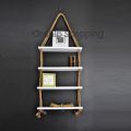 1 Pcs Balcony Hanging shelf, 4 Layer Toys & Showpieces Hanging Shelf House Decorative Rack , Handicraft Wall Shelf .. 