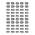M3x4mm Stainless Steel Hex Socket Set Cap Point Grub Screws 50pcs. 
