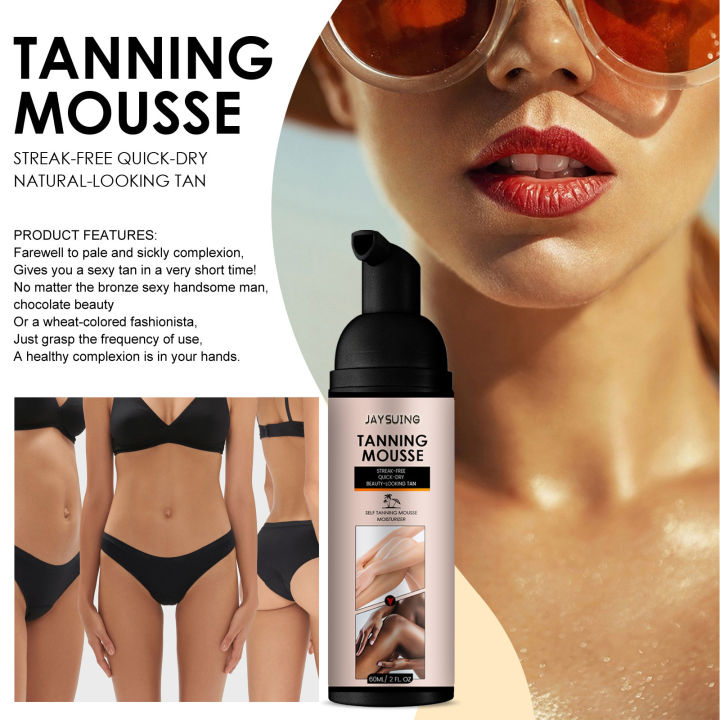 Tanning%20Mousse%20Cream%20Solarium%20Brown%20Sun%20Bronzer%20Sunless%20Indoor%20Tanner%20Self%20Tan%20Hydrating%20Moisturizing%20Body%20Bronzing%20Lotion%2060ml%20-%20Image%203