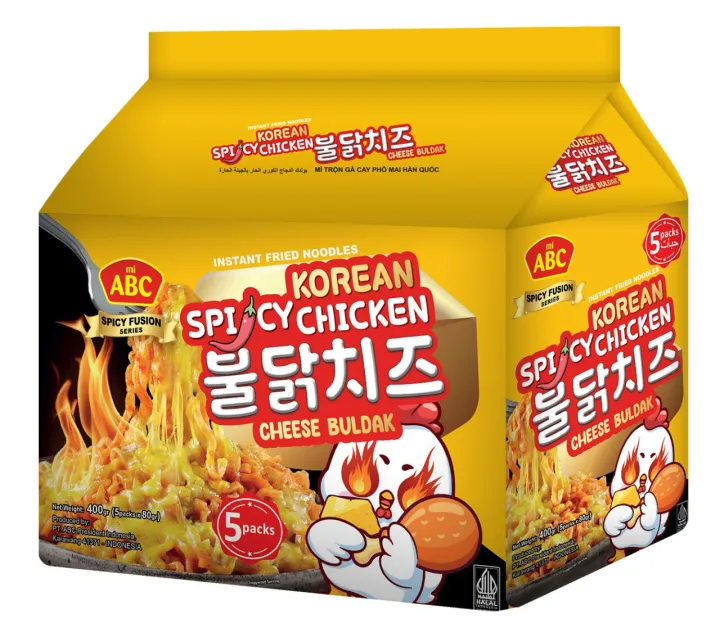 Korean%20Spicy%20Chicken%20Cheese%20buldak%20400gm%205%20pieces%20pack%20noodles%20-%20Image%202