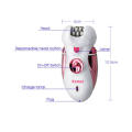 Kemei KM-2530 Rechargeable Epilator & Shaver 4 in 1 Beauty For Women. 