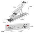 Laptop Stand Creative Folding Storage Bracket for 10-17 inch Tablets Notebook Laptop Premium Quality Aluminum Alloy. 
