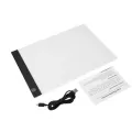 A4 LED Light Pad For Painting Drawing Tablet USB Powered Light Board 3.5mm Ultra-thin Copy Pad Panel Table Tracing Drawing Board. 