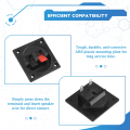 4PCS Speaker Box Terminal Cup, Spring Square Subwoofer Box Terminal Binding Post Connector for DIY Home Car Speaker.
