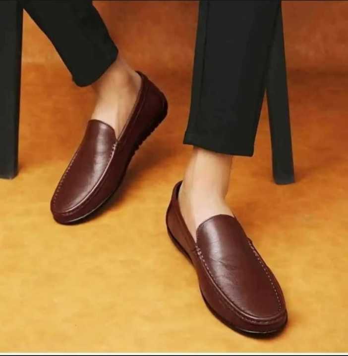 Best Quality Brown Artificial Leather Loafer Shoes for Men