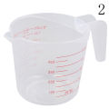 High quality plastic measuring jug large capacity scale cup 250/500/1000ml.