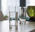 Everyday Use good quality strong crystal clear unique design Heavy 350 Ml Drinking Water  8 Angle glass set 6 piece. 