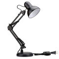 Classic Desk Lamp Metal body - Black. 