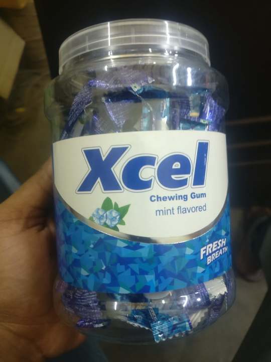 Xcel%20Chewing%20Gum%20-%20Mint%20Flavor%20-%20100Pcs%20-%20Image%203