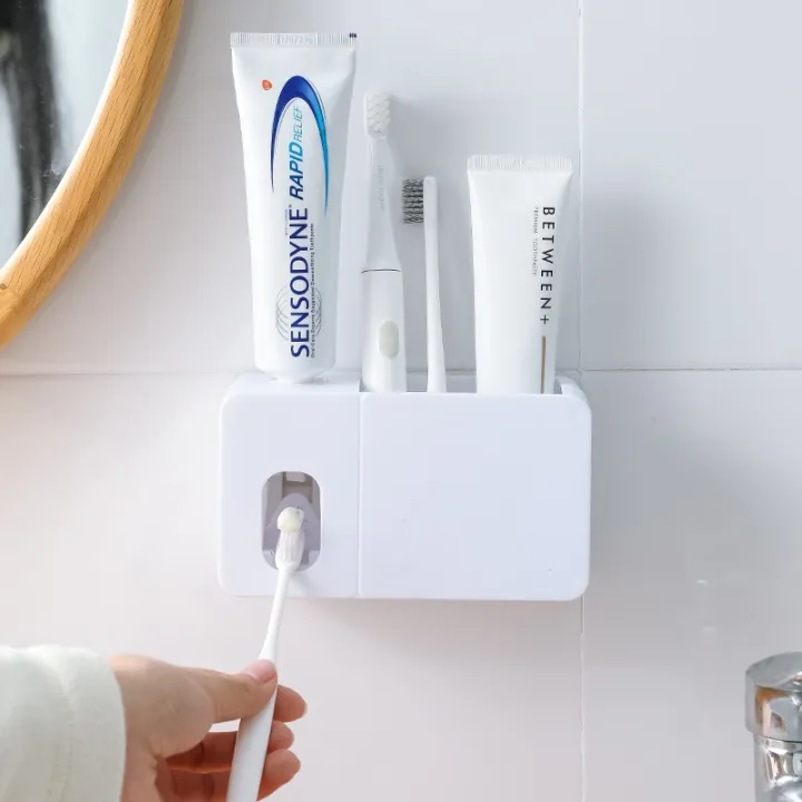 soap%20holder%20organizer%20lagayan%20ng%20sabon%20pang%20ligo%20soap%20organizer%202%20In%201%20Toothpaste%20Dispenser%20With%20Toothbrush%20Holder%20Wall%20Mount%20Automatic%20Tooth%20Paste%20Squeezer%20Bath%20Organizer%20Bathroom%20Accessories%20-%20Image%205