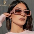 Enacolor  Square Fashion Sunshade Sunglasses Retro Fashion Trend for Women  Gifts  New  2025. 