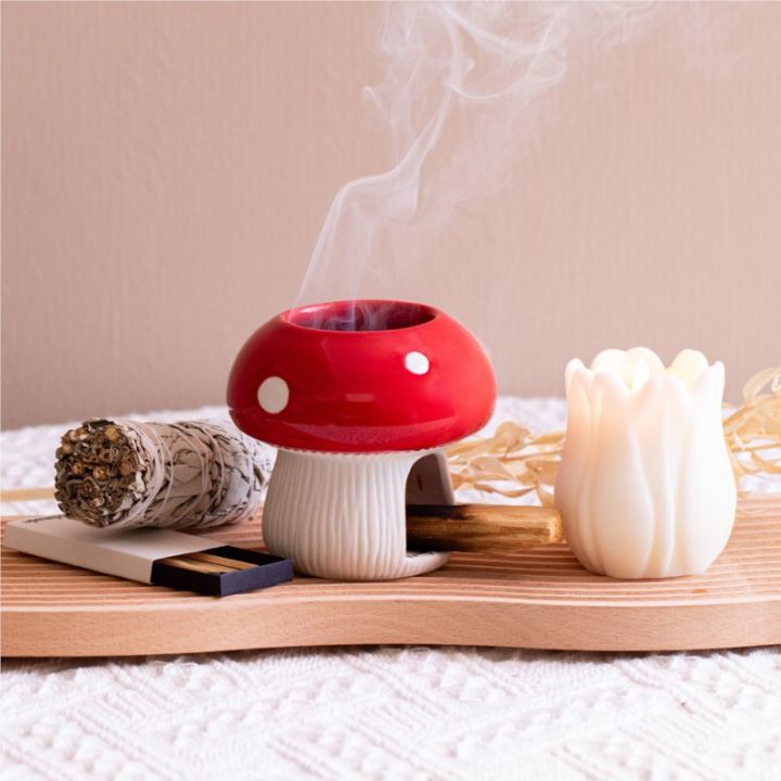 Palo%20Santo%20Holder%20Cute%20Ceramic%20Mushroom%20Incense%20Burner%20Holder%20Mini%20Palo%20Sage%20Tray%20Ash%20Catcher%20For%20Home%20Decor%20Meditation%20Yoga%20-%20Image%202
