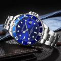 TMFPQ Foreign Trade Fully Automatic Water Ghost Waterproof Stainless Steel Buckle Super Strong Night Glow Non Mechanical Men's Watch. 