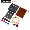 YINCROW X6 3.5mm In-ear Earphones flat head earbuds professional fever HIFI Earphone PK PK1 MX985 without Mic.