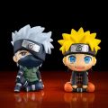 9cm Naruto Anime Figure Uzumaki Naruto Kakashi Uchiha Sasuke Itachi Cute Toys Q Figurals Action Figurine Model Moonlight Shines.
