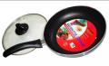Kiam Classic Non-Stick Fry pan With Glass Lid For Induction Cooker - 26cm. 