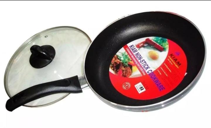 Kiam%20Classic%20Non-Stick%20Fry%20pan%20With%20Glass%20Lid%20For%20Induction%20Cooker%20-%2026cm%20-%20Image%202