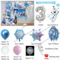 Disney Frozen Birthday Party Decoration Supplies Kids Girls Anna Elsa Theme Balloon Set Tableware Party Decor Baby Shower Favors. 