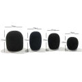 1/10pcs Microphone Windscreen Sponge Cover Headset Mic Foam Cover Protective Cap For Gooseneck Meeting Mic. 