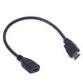 1Pc 15cm/30cm HDMI Male to Female Extension Cable HDMI Protector Extender Cord. 