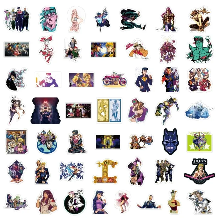 10/30/50/100pcs%20JoJo%20Bizarre%20Adventure%20Stickers%20Laptop%20Phone%20Case%20Travel%20Luggage%20Fridge%20Car%20Sticker%20Graffiti%20Anime%20Vinyl%20Decals%20-%20Image%203