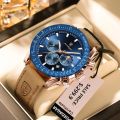 POEDAGAR Top Brand Luxury Men Watch For Man Sports Waterproof Luminous Date Chronograph Leather Men's Watches Quartz Male Clocks.
