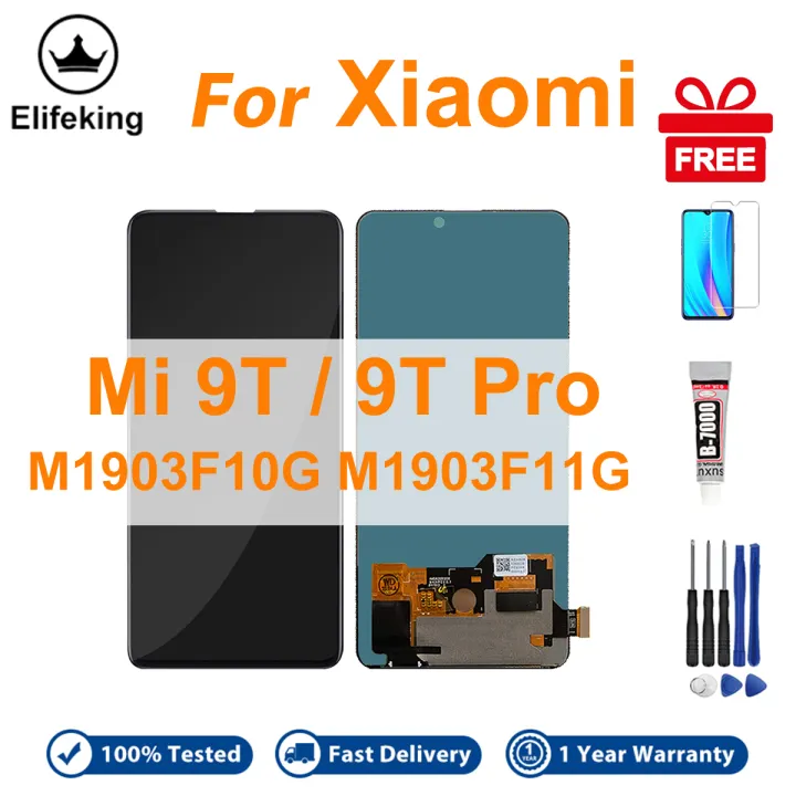 LCD No Frame For Xiaomi Mi 9T 9T Pro M1903F10G M1903F11G Display Touch Screen Digitizer Assembly Replacement Parts