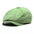 【Buried Buzie】Solid Cotton Newsboy Caps Men Flat Peaked Cap Women Painter Beret Hats 30. 
