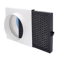 Air Filter Screen Purification Box Duct Fan HEPA Ventilation Duct Air Filter for Pipes Fresh Air System. 