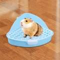 Rabbit Litter Pet Pan Hamster Cage Toilet Galesaur Potty Corner Toilet.