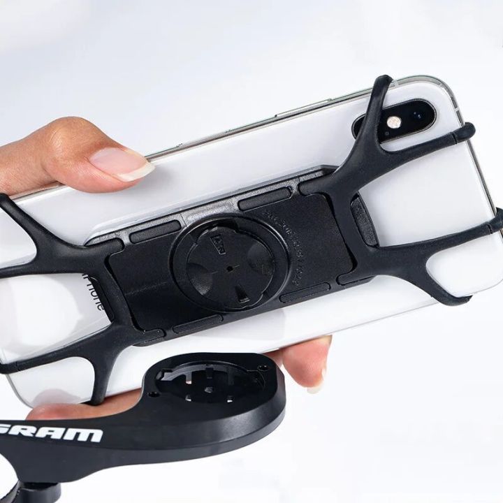 For Sram Garmin Bike Phone Holder Bicycle Mobile Holder Mount Bicycle Phone Mobile Silicone Holder Motorcycle Shockproof