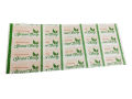 One time bandage of Green strip Cotton100 pieces. 