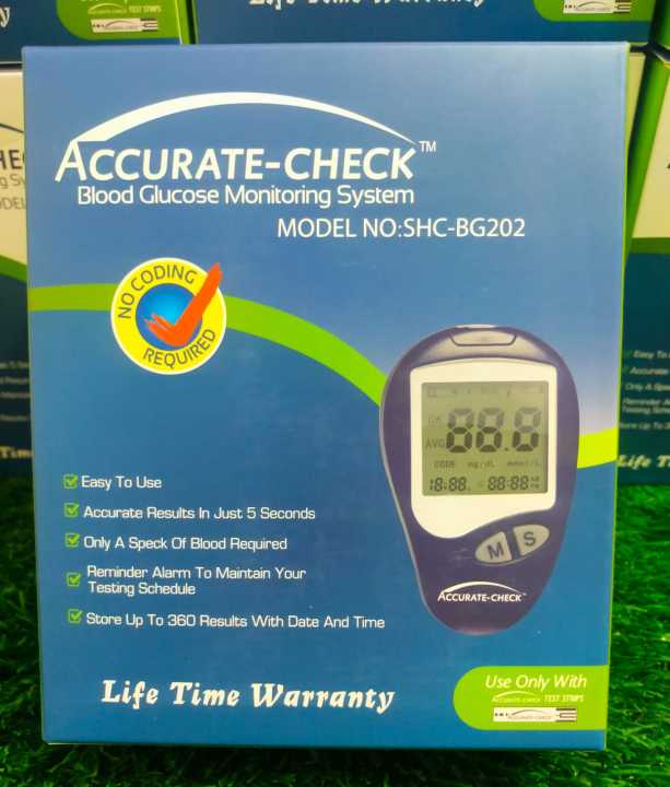 ACCURATE-CHECK%20Blood%20Glucose%20Monitoring%20System%20with%2010%20strip%20-%20Image%204