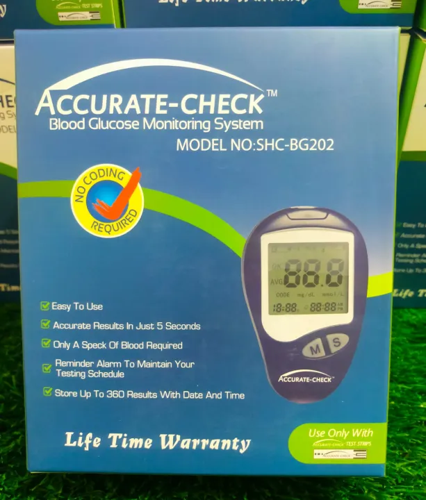 ACCURATE-CHECK%20Blood%20Glucose%20Monitoring%20System%20with%2010%20strip%20-%20Image%204