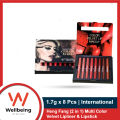 Heng Fang (2 in 1) Multi Color Velvet Lipliner & Lipstick - 1.7g x 8 Pcs. 