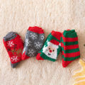 Mid Calf Socks Stretchy Christmas Xmas Ladies Casual Socks.