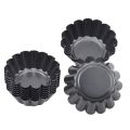 Egg Tart Molds, 3Inch Mini Tart Pans Removable Bottom, Cupcake Cake Muffin Mold Tin Pan Baking Tool (10 Pcs ). 