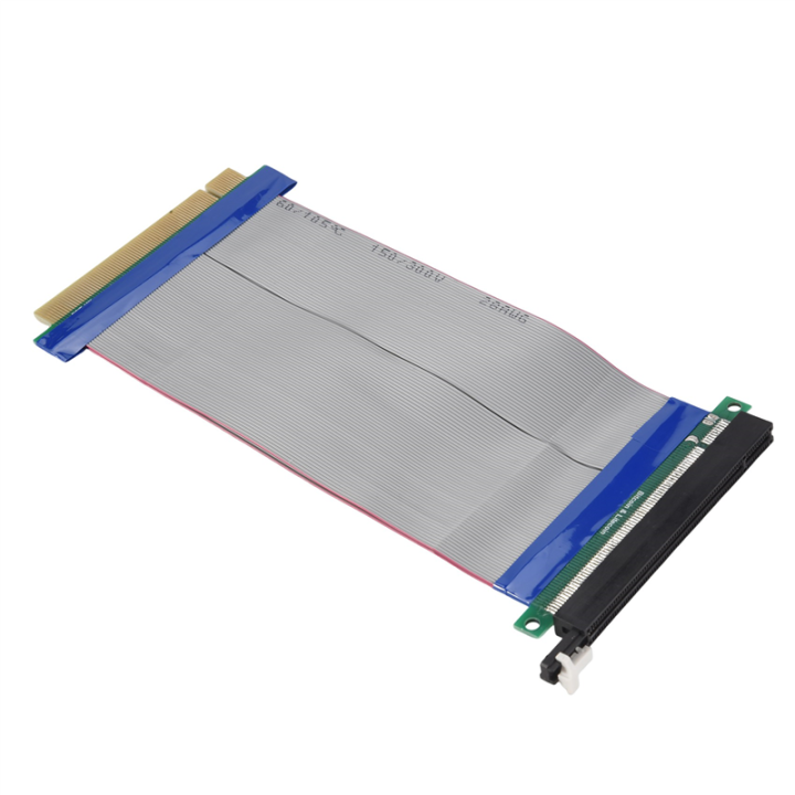 PCI-E Express 16X Riser Card Extender Extension Cable Ribbon Flex ...