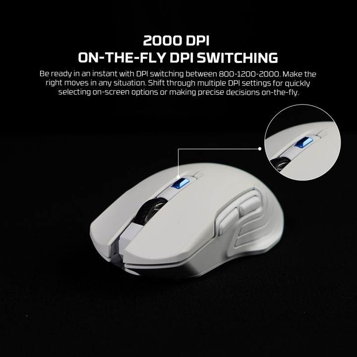 FANTECH%20WG12RS%20Raigor%20III%20Wireless%20Gaming%20Silent%20Mouse%20Pixart%203065%202000DPI%20Wired%20Mouse%20Poling%20125Hz%20Macro%20Button%20Mice%20-%20Image%205