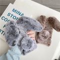Soft Plush Phone Case For Xiaomi Redmi Note 12 11 11S 10 9 9S 8T 8 7 6 5 Pro 4 4X 12s Furry Rabbit Bunny Warm Fur Cover. 