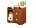 Royal Decor M35 2 Drawers Bed Side Table Nightstand Bedside Table Bedroom Simple Storage Cabinet -White Finish.