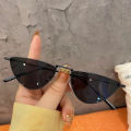 Cat Eye Sunglasses Luxury Brand Design Women Metal Triangle Sun glasses Fashion Lady Shades UV400 Eyewear oculos gafas de sol PCardiaCP. 