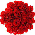Artificial Red Rose Khopa Gorgeous Big Rose Flower Hair Accessory.
