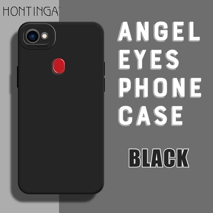 Hontinga for OPPO F7 / F7 Pro Back Cover Simple Multicolor Fashion Case Camera Protection Soft Silicone TPU Phone Cases