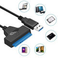 USB 3.0 to SATA 2.5" External Hard Disk Drive Adapter Reader For SSD HDD Cable Hudduo. 