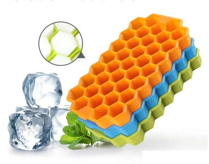Silicone Ice Cube Tray 37 Cavity Ice-making Box